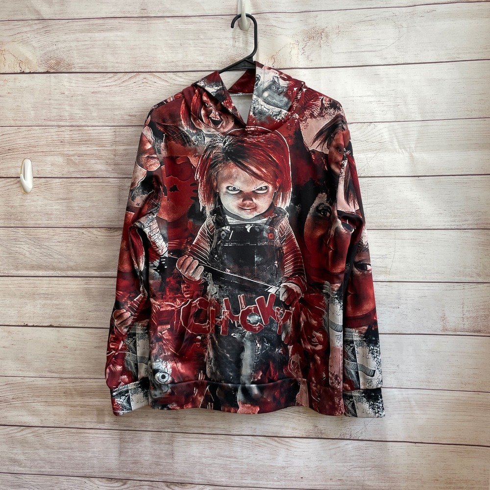 Chucky Good Guys Horror Movie All Over Print Graphic Hoodie